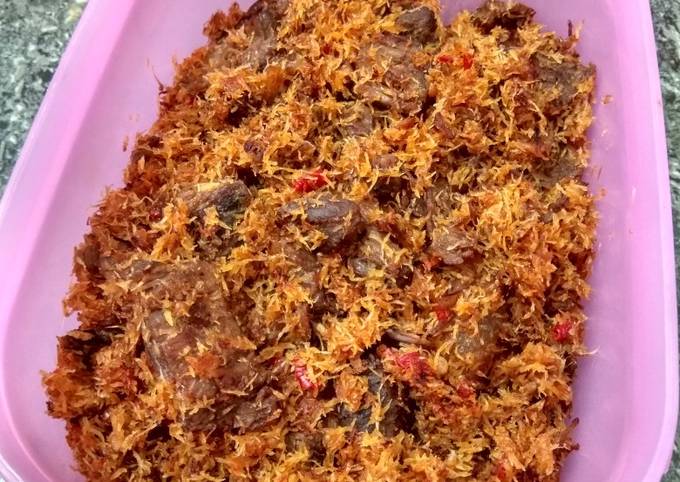 Wajib coba! Resep termudah buat Serundeng Daging dijamin sempurna