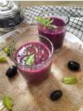 Jamun slush (Java plum)