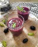 Jamun slush (Java plum)