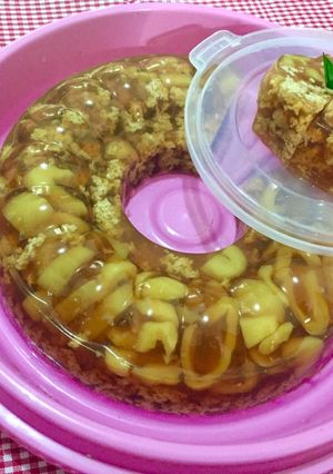 Foto resep Puding Lumut Gula Jawa Nangka (step by step)