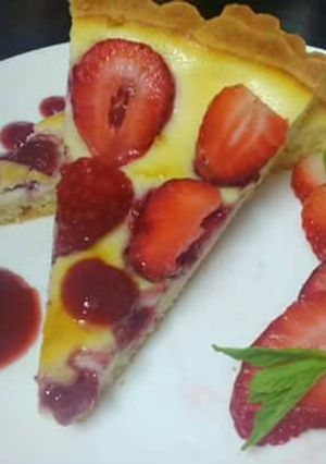 صورة لوصفة 🍓تارت الفراولة الهش 🍓