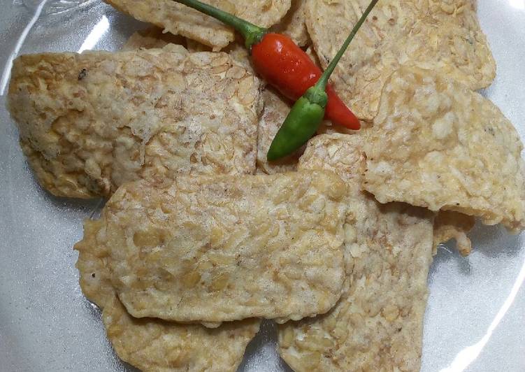 Cara Gampang Menyiapkan Kripik tempe renyah Anti Gagal