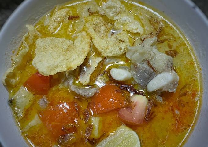 Soto Betawi Otentik Asli (resep kampung betawi) dengan kacang