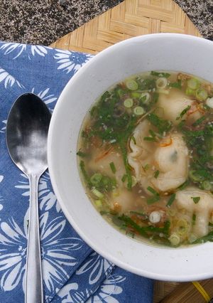 Foto resep Pangsit kuah isi ayam