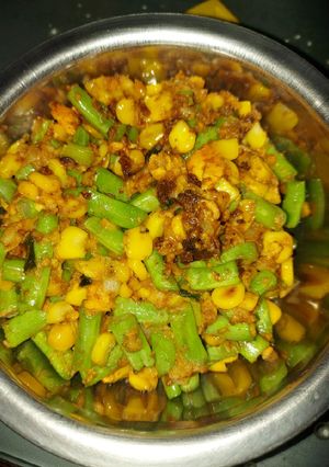 Foto resep Buncis jagung telur asin