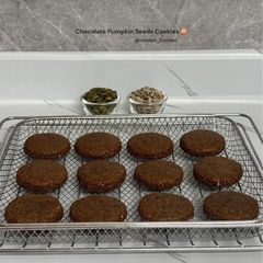 A picture of Chocolate Pumpkin Seeds Cookies 🍪.