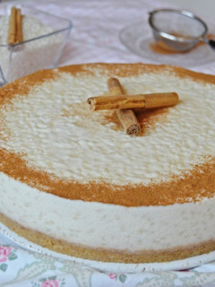 Una foto de Tarta de arroz con leche