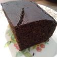 Brownie de algarroba y harina de garbanzos