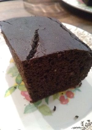 Una foto de Brownie de algarroba y harina de garbanzos