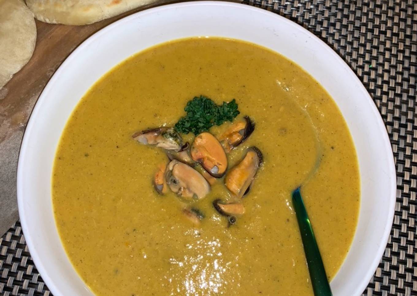 ☆Soupe Indienne aux Moules☆