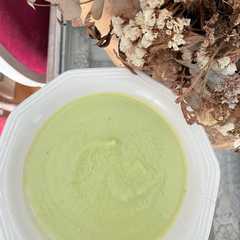 Una foto de Gazpacho de calabacín