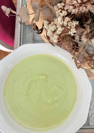 Una foto de Gazpacho de calabacín