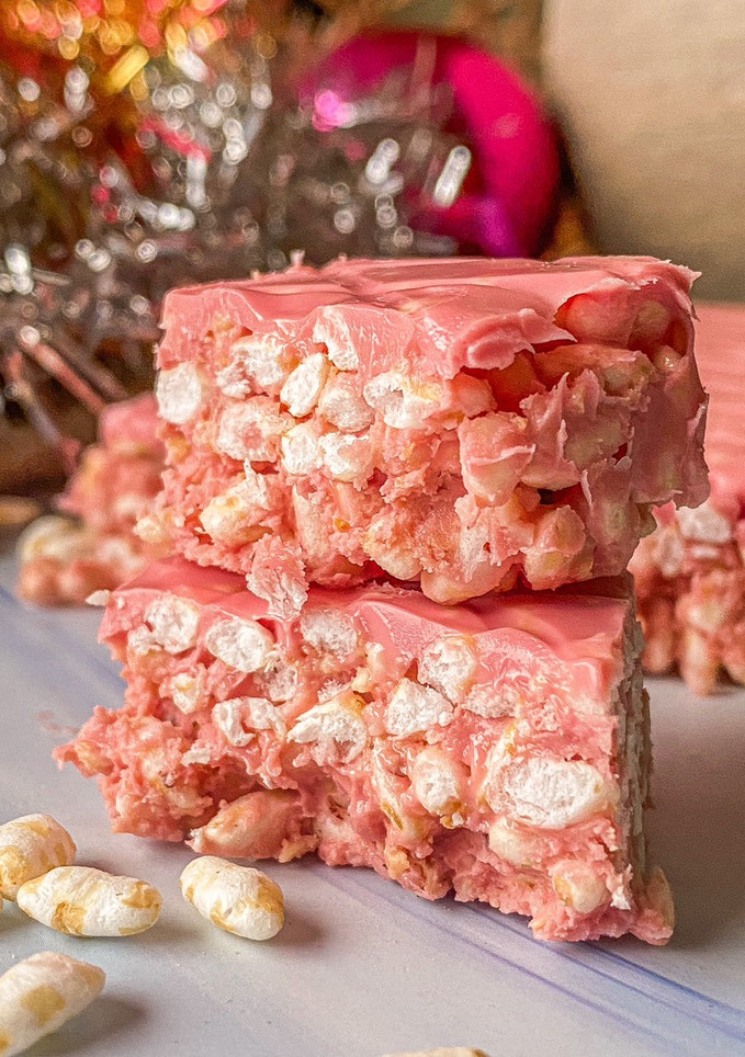 Una foto de Turrón Suchard ruby