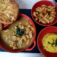 A picture of My Coconut Yellow Curried Chicken & Mango 😘.