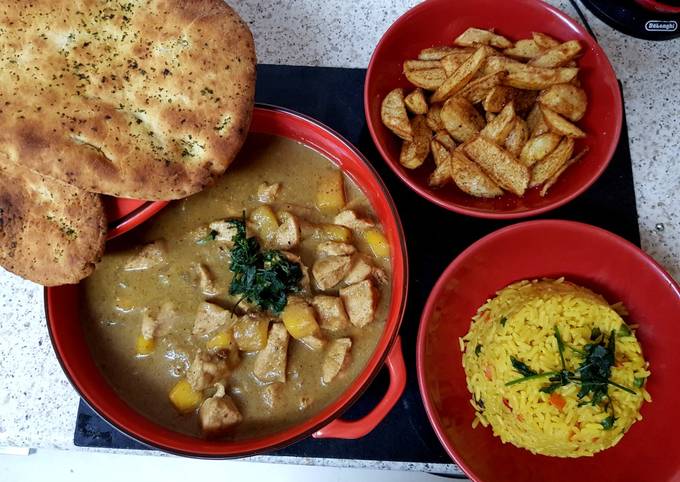 How to Make Homemade My Coconut Yellow Curried Chicken &amp; Mango 😘