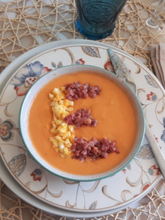 Una foto de Salmorejo