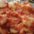 Aloo bhey sbji (potato lotus stem veg)