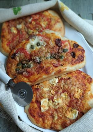 Φωτογραφία της συνταγής Πίτσα 🍕 με τα δικά μας χεράκια