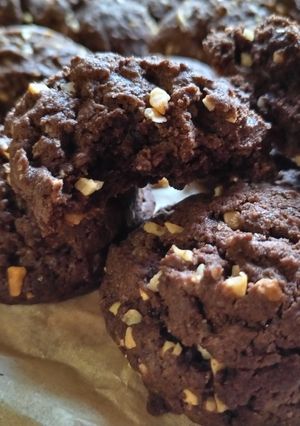Foto di Cookies nocciole, cacao e cannella
