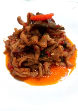 Foto resep Usus bumbu merah