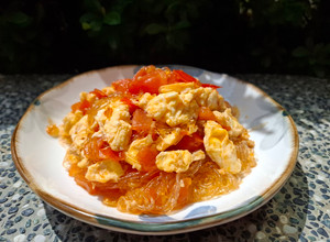 夏日輕食料理-番茄冬粉炒蛋 的食譜成品照片