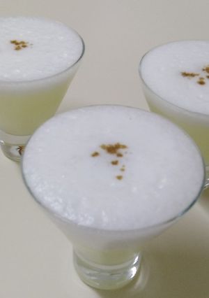 Una foto de Pisco Sour en licuadora