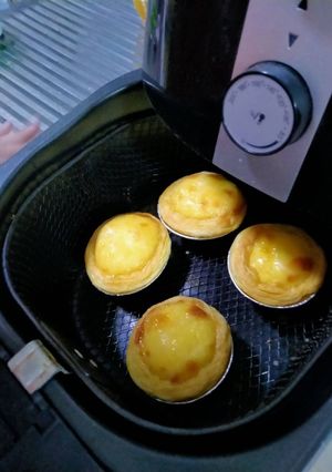 รูปของ ทาร์ตไข่ด้วยหม้อทอดไร้น้ำมัน Air fryer