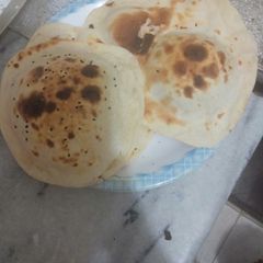Tawa Naan with kalonji A picture of Tawa Naan with kalonji.