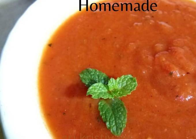 Resep: Saus Tomat Homemade Menu Enak Dan Mudah Dibuat