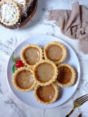 Langkah Gampang Membikin Resep Tart milk tea (pie teh susu) yang Uenak Anti Ribet, Bikin Ngiler