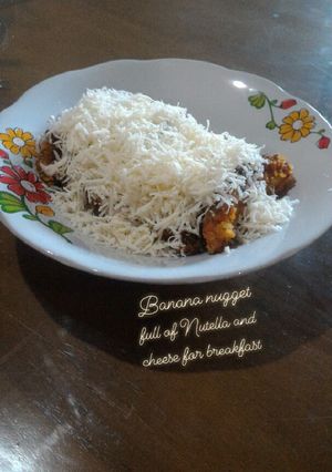 Foto resep Banana nugget Nutella Cheese (tanpa dikukus)