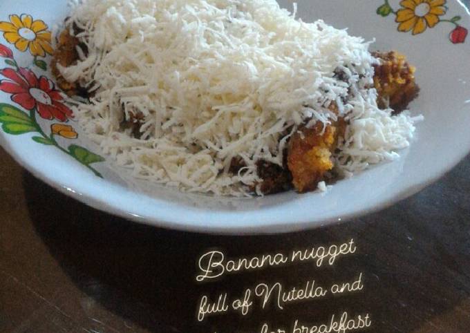 Cara Gampang Membuat Banana nugget Nutella Cheese (tanpa dikukus) yang Bisa Manjain Lidah
