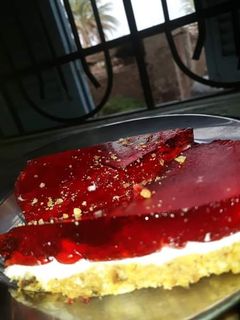 صورة لوصفة الكيكة الباردة