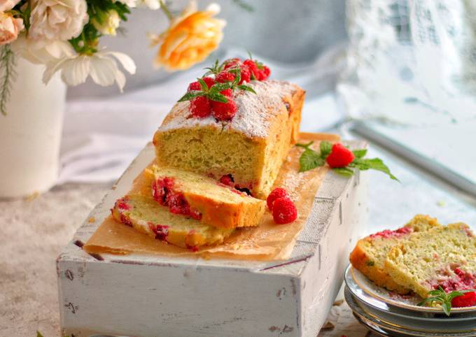 Zucchini-Zitronen-Kuchen mit Himbeeren Rezept von Isabella - Cookpad