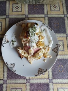 844. Besameles szalámis rakott karfiol😋 recept fotója
