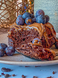 Una foto de Mugcake de chocolate