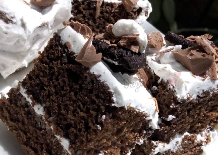 Steps to Prepare Homemade Chocolate Cake