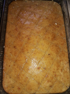 A picture of Basbousa #4weekschallenge #Idulfitrirecipescontest.