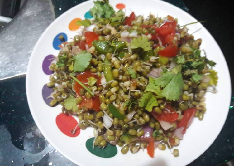 Steps to Prepare Award-winning Moong Sprout Salad