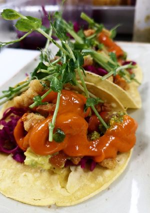 A picture of Vegan taco dressing.