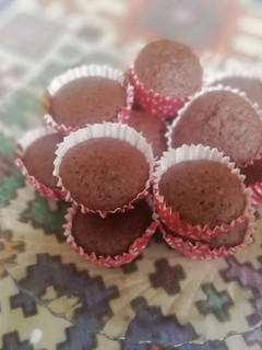 عکسی از دستور کاپ کیک شکلاتی 😚