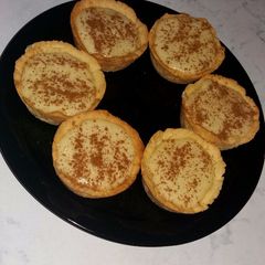 A picture of Traditional mini milk tarts.