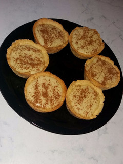 A picture of Traditional mini milk tarts.