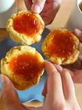 Ojitos caseros + harina de garbanzo