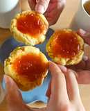 Ojitos caseros + harina de garbanzo