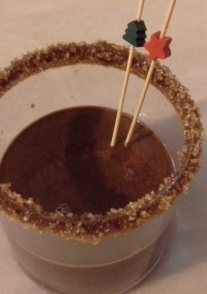 Una foto de Chocolate caliente a la canela caramelizada