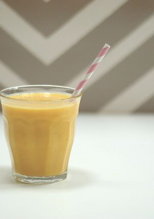 A picture of Pineapple and Cinnamon smoothie.