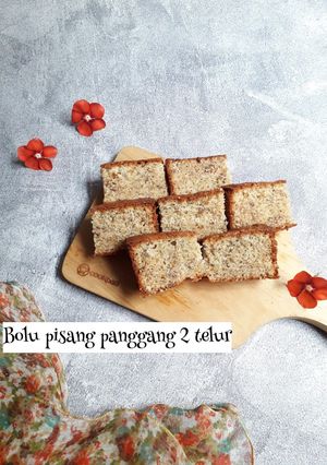 Foto resep Bolu pisang panggang 2 telur