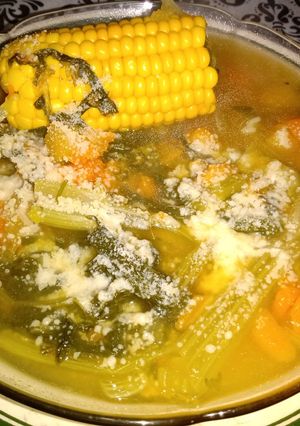 Una foto de Sopa de verduras!!!!