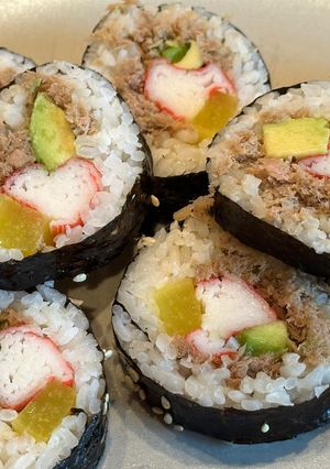 🇰🇷🍤 Koreai tonhalas kimbap (Chamchi-gimbap, 참치김밥) recept fotója